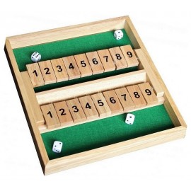 JEU SHUT THE BOX DOUBLE 9 EN BOIS 2 JOUEURS-LiloJouets-Morbihan-Bretagne