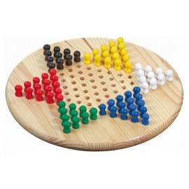 JEU DE DAMES CHINOISES 29CM EN BOIS