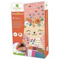 MOSAIQUES ANIMAUX DOUX - STICK&FUN - 3 TABLEAUX 22X12CM 500 PIECES