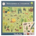 POCHETTE 130 DECALCOMANIES AVEC 2 DECORS - L'EXPLORATEUR DU MOULIN