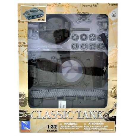 VEHICULE MILITAIRE A CHENILLES 1.32E MODEL KIT A MONTER ASST-LiloJouets-Morbihan-Bretagne