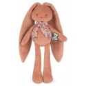 PELUCHE PANTIN LAPIN TERRACOTA 35CM - AVEC BOITE KALOO LAPINOO