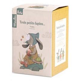 TIRELIRE LAPIN TROIS PETITS LAPINS