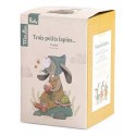 TIRELIRE LAPIN - TROIS PETITS LAPINS - MOULIN ROTY