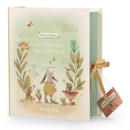 COFFRET NAISSANCE TROIS PETITS LAPINS-LiloJouets-Morbihan-Bretagne