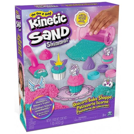 COFFRET PATISSERIE LICORNE KINETIC SAND SABLE 453GR-LiloJouets-Morbihan-Bretagne