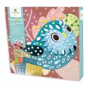 COFFRET MAXI MOSAIQUES OISEAUX STICK&FUN 3 TABLEAUX 22X22CM 1000 PIECES
