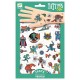 Tatouages heros et vilains pochette 2 feuilles 21x14cm-lilojouets-morbihan-bretagne