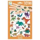 Tatouages dinosaures pochettes 2 feuilles 21x14cm 50 tatouages-lilojouets-morbihan-bretagne