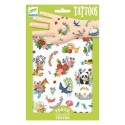 TATOUAGES HAPPY SPRING PRINTEMPS POCHETTE 2 FEUILLES 21X14CM