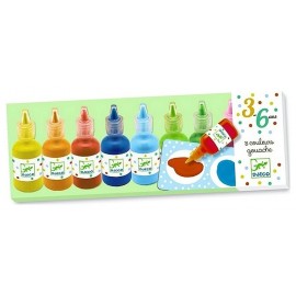 BOITE 8 BOUTEILLES DE GOUACHE 30ML PEINTURE-LiloJouets-Morbihan-Bretagne