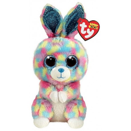 PELUCHE 15CM HOPS LAPIN BEANIE BOO'S SMALL-LiloJouets-Morbihan-Bretagne