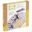 KIT EVENTAIL BELLE DES BOIS ET SON ETUI A COLORIER DO IT YOURSELF