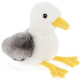 PELUCHE MOUETTE 25CM KEELECO ECO-RESPONSABLE