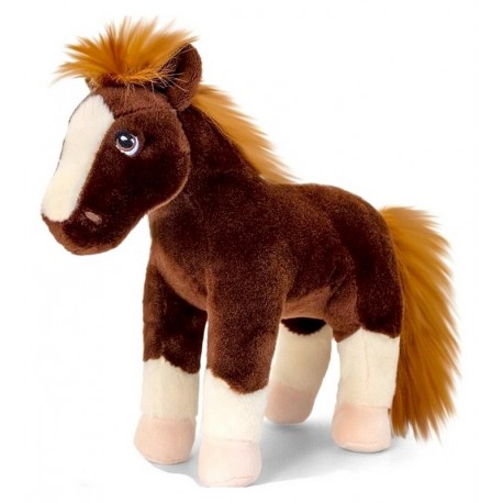 PELUCHE CHEVAL 28CM KEELECO ECO-RESPONSABLE-LiloJouets-Morbihan-Bretagne