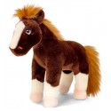 PELUCHE CHEVAL 28CM - KEELECO ECO-RESPONSABLE