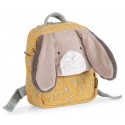 SAC A DOS LAPIN OCRE TROIS PETITS LAPINS