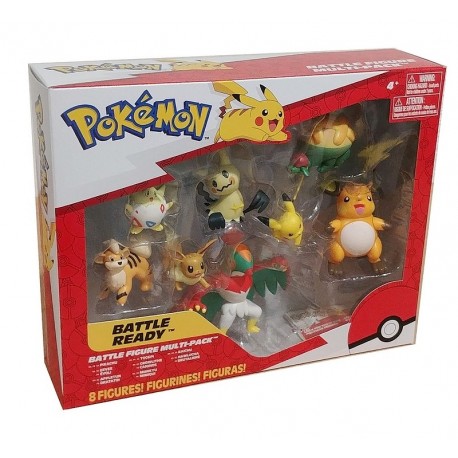 Pokémon - Figurine Battle - 6 figurines - Jeux de société