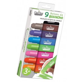 PACK 9 BATONS DE GOUACHE-LiloJouets-Morbihan-Bretagne