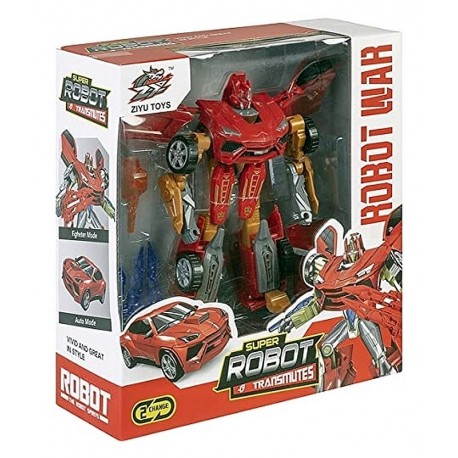 Super robot 31cm transformable voiture avec accessoires 