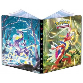 CAHIER RANGE CARTES POKEMON EV01 PORTFOLIO ECARLATE ET VIOLET