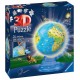 Puzzle 3d globe mappemonde lumineuse 180 pieces-lilojouets-morbihan-bretagne