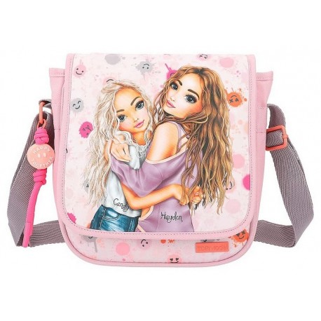 SAC A BANDOULIERE ROSE SMILEYS HAPPY TOGETHER TOPMODEL-LiloJouets-Morbihan-Bretagne