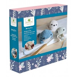 COFFRET CROCHET AMIGURUMIS ANIMAUX DE LA MER LOVELY BOX PM-LiloJouets-Morbihan-Bretagne