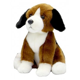 PELUCHE CHIEN BEAGLE ASSIS 35CM