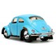 Voiture volkswagen beetle bleue 1959 1.32e metal avec figurine stitch-lilojouets-morbihan-bretagne