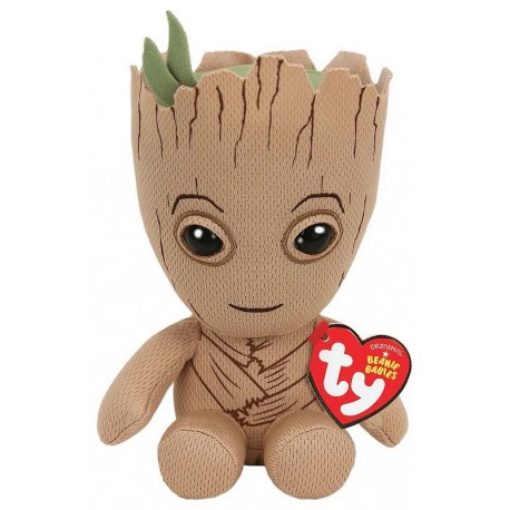 PELUCHE 17CM MARVEL GROOT BEANIE BELLIES SMALL-LiloJouets-Morbihan-Bretagne