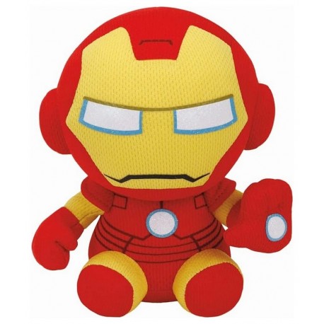 PELUCHE 15CM MARVEL IRON MAN BEANIE BABIES SMALL-LiloJouets-Morbihan-Bretagne