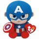 Peluche 15cm marvel captain america beanie babies small-lilojouets-morbihan-bretagne