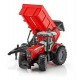 Tracteur massey fergusson 7480 avec remorque rouge-lilojouets-morbihan-bretagne