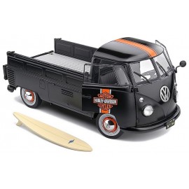 VEHICULE PICKUP VOLKSWAGEN T1 NOIR 1950 HARLEY 1.18E METAL