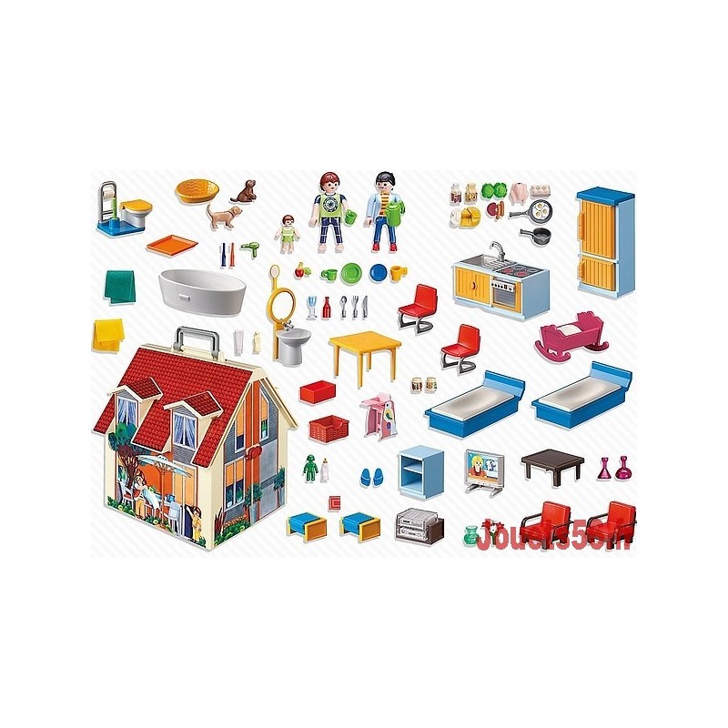 5167 maison transportable playmobil 