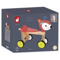 PORTEUR RENARD EN BOIS BABY FOREST