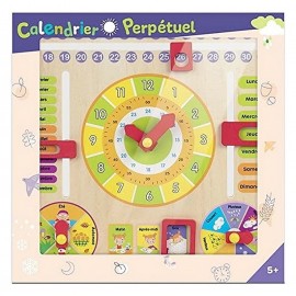CALENDRIER PERPETUEL EPHEMERIDE BOIS 30CM-LiloJouets-Morbihan-Bretagne CALENDRIER PERPETUEL EPHEMERIDE BOIS 30CM-LiloJouets-Morbihan-Bretagne