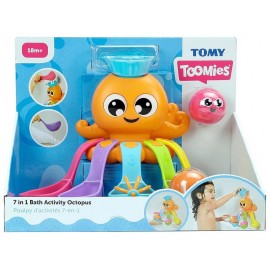 POULPY PIEUVRE D'ACTIVITES 7EN1 POUR LE BAIN