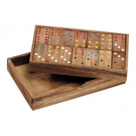 JEU DOMINOS EN BOIS DOUBLE 6-LiloJouets-Morbihan-Bretagne