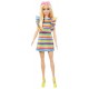 Barbie fashionista robe arc-en-ciel poupee 30cm-lilojouets-morbihan-bretagne