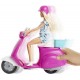 Poupee barbie 30cm et son scooter-lilojouets-morbihan-bretagne