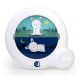 Reveil blanc kid'sleep avec indicateur de reveil essentiel-lilojouets-morbihan-bretagne