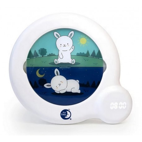 REVEIL BLANC KID'SLEEP AVEC INDICATEUR DE REVEIL ESSENTIEL-LiloJouets-Morbihan-Bretagne