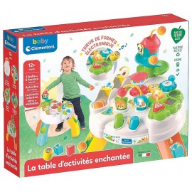 LA TABLE D'ACTIVITES ENCHANTEE BABY CLEMENTONI-LiloJouets-Morbihan-Bretagne