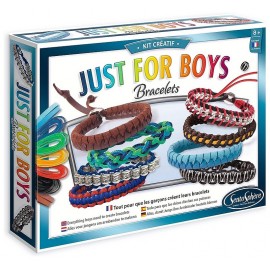 KIT CREATIF BRACELETS JUST FOR BOYS-LiloJouets-Morbihan-Bretagne