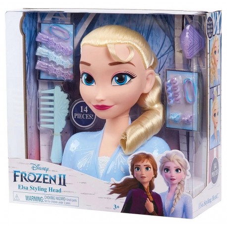 TETE A COIFFER ELSA AVEC ACCESSOIRES REINE DES NEIGES FROZEN-LiloJouets-Morbihan-Bretagne