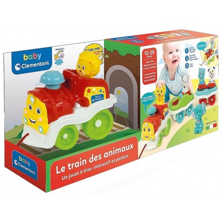 MON PETIT TRAIN DES ANIMAUX 3EN1 BABY CLEMENTONI-LiloJouets-Morbihan-Bretagne