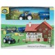 Coffret ferme 1.32e avec tracteur et figurines-lilojouets-morbihan-bretagne