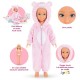 Coffret poupee 28cm valentine pyjama party avec accessoires corolle girls-lilojouets-morbihan-bretagne